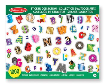 Melissa & Doug, Alfabet i cyferki, naklejki - Melissa & Doug