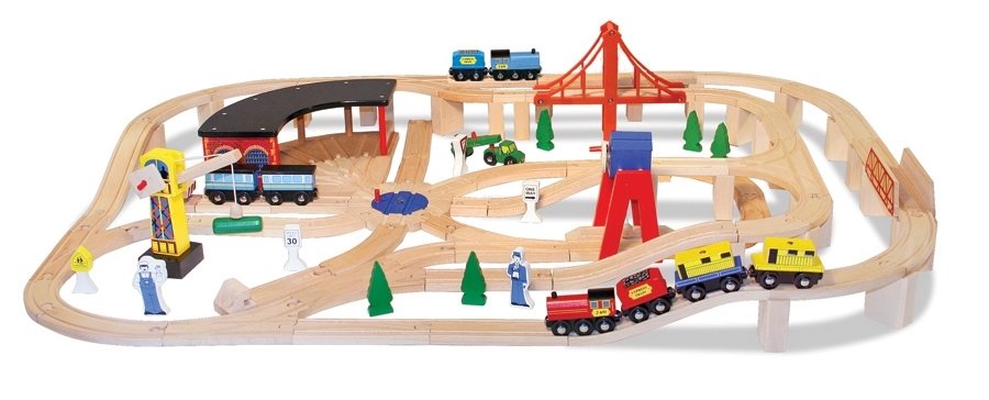 Melissa & Doug, Drewniana kolejka