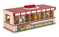 Melissa & Doug, figurki Stajnia z końmi