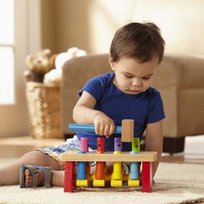 Melissa & Doug, klocki drewniane z młotkiem Melissa & Doug