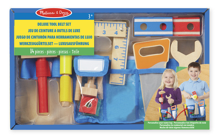 Melissa & Doug, pas stolarski z narzędziami
