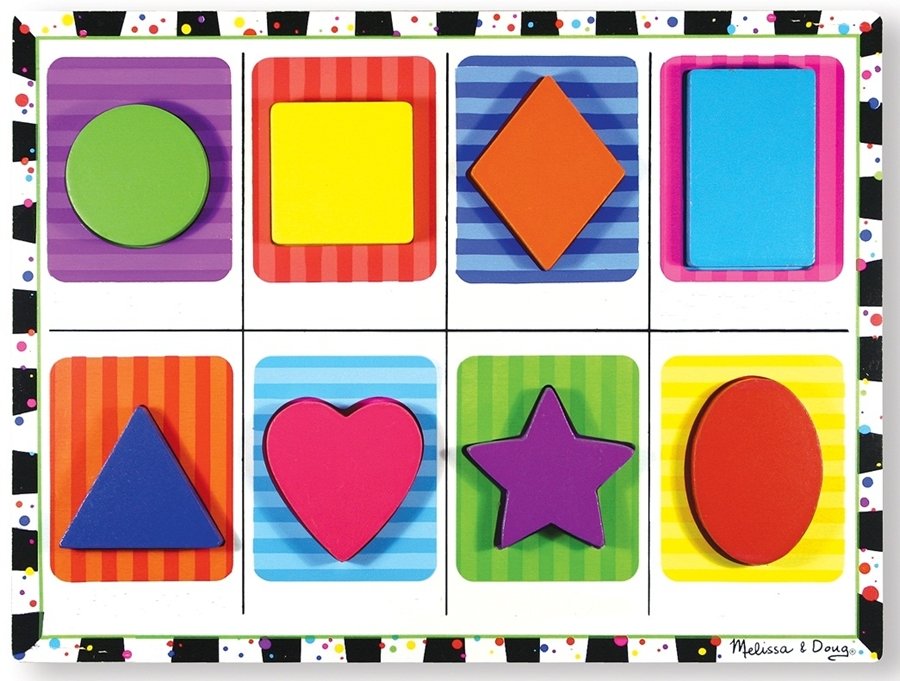 Фото - Пазли й мозаїки Melissa&Doug Melissa & Doug, puzzle Kształty 