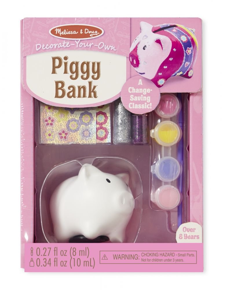 Melissa & Doug, skarbonka do dekorowania Świnka