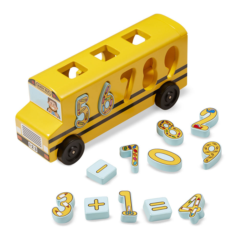 Melissa & Doug, sorter z cyferkami Autobus szkolny