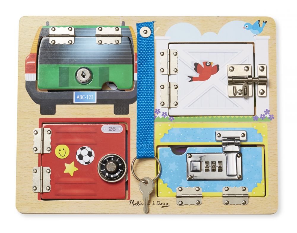 Melissa & Doug, tablica edukacyjna Zamki i zabezpieczenia