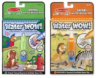 Melissa & Doug, zestaw kolorowanek wodnych Zwierzaki - Melissa & Doug