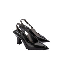 Melissa Slingback Heel + Larroude Ad Black Transparent Szpilki Damskie Czarne 40 Inna marka