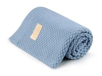 Memi, Kocyk z wełny Merino, Baby Blue