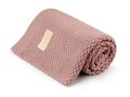 Memi, Kocyk z wełny, Merino, Powder Pink - Memi