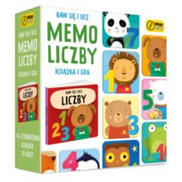 Memo Liczby. Baw się i ucz, gra + książka, Wilga Play, gra planszowa