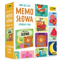 Memo Słowa. Baw się i ucz, gra + książka, Wilga Play, gra planszowa