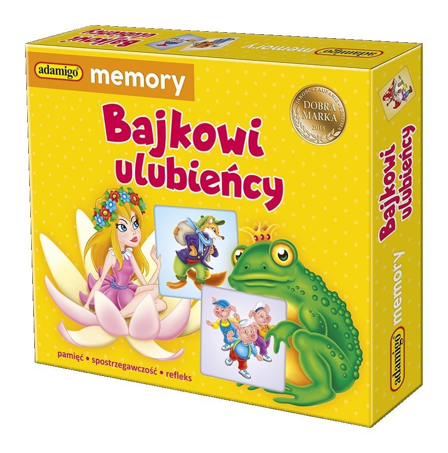 Memory Bajkowi ulubieńcy, gra rodzinna, Adamigo