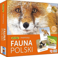 Memory - Fauna Polski, gra, Adamigo, gra planszowa