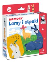 Memory Lamy i alpaki, gra logiczna, Kapitan Nauka