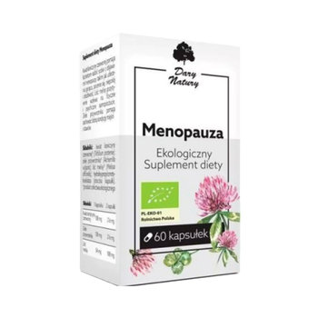 Menopauza 60kaps. Ekologiczny Suplement diety DARY NATURY - Dary Natury