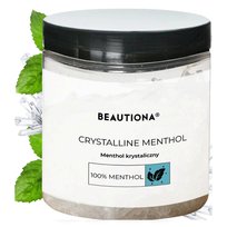 Mentol Krystaliczny 100% Naturalny 100 g  BEAUTIONA– Do Sauny, Aromaterapii i Kosmetyki Beautiona