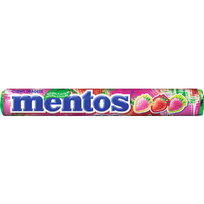 Mentos Cukierki Strawberry Mix Rolka 37,5G M&C