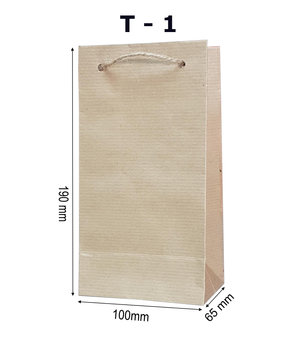 MER PLUS, torebka prezentowa eko t1 10 sztuk - Mer Plus