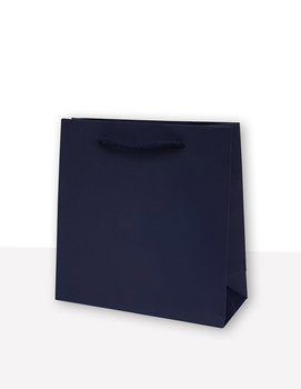 MER PLUS, torebka prezentowa jednobarwna cd granatowa 10 sztuk - Mer Plus