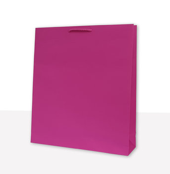 MER PLUS, torebka prezentowa jednobarwna t9 rózowa 10 sztuk - Mer Plus