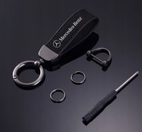 MERCEDES BENZ BRELOK BRELOCZEK SMYCZ BRYLOK DO KLUCZY SKÓRA ZAMSZ Inna marka