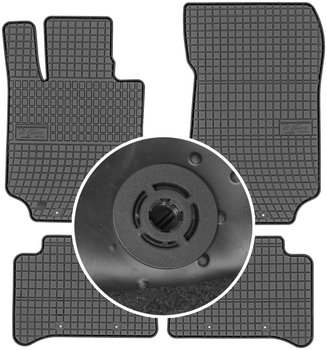 Mercedes CLS C218 Sedan / Coupe / Kombi od 2011-2018r. Dywaniki gumowe FROGUM 0781 + mocowania MAX-DYWANIK - Frogum