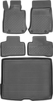 Mercedes GLC X253 SUV 2018- Bagażnik MAX-DYWANIK 911215 + Dywaniki ARISTAR 603351 - Max-Dywanik