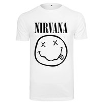 MerchCode Męska Koszulka Lithium Nirvana (S (52-55 Cm) / Ciepły Biały) MerchCode