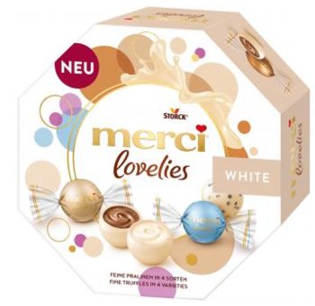Merci Storck Lovelies Białe Praliny 185G - Inna marka