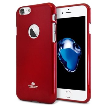 Mercury Jelly Case iPhone X czerwony/red wycięcie/hole - Mercury