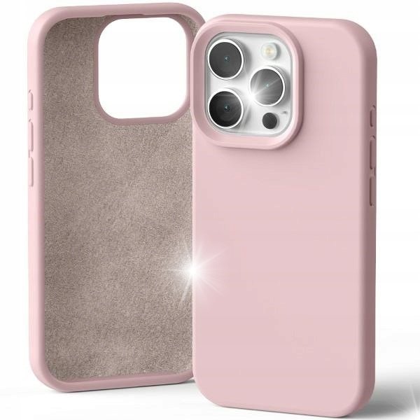 Mercury Silicon Case iPhone 16 Pro (6.3) PUDROWY RÓZ jakość premium ...