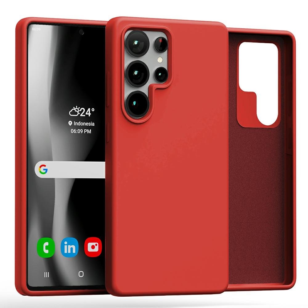 Mercury MERCURY SILICONE SAM S25 ULTRA S938 CZERWONY/RED