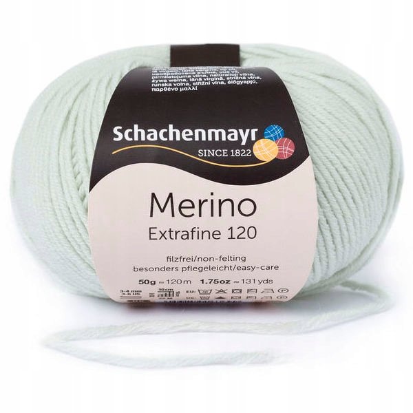 Merino Extrafine 120 Schachenmayr 00103 Miętowy Schachenmayr Sklep