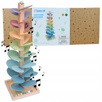 MERKAN Muzyczne Drzewko Zjeżdżalnia Tor Kulkowy Kulodrom Dla Dziecka