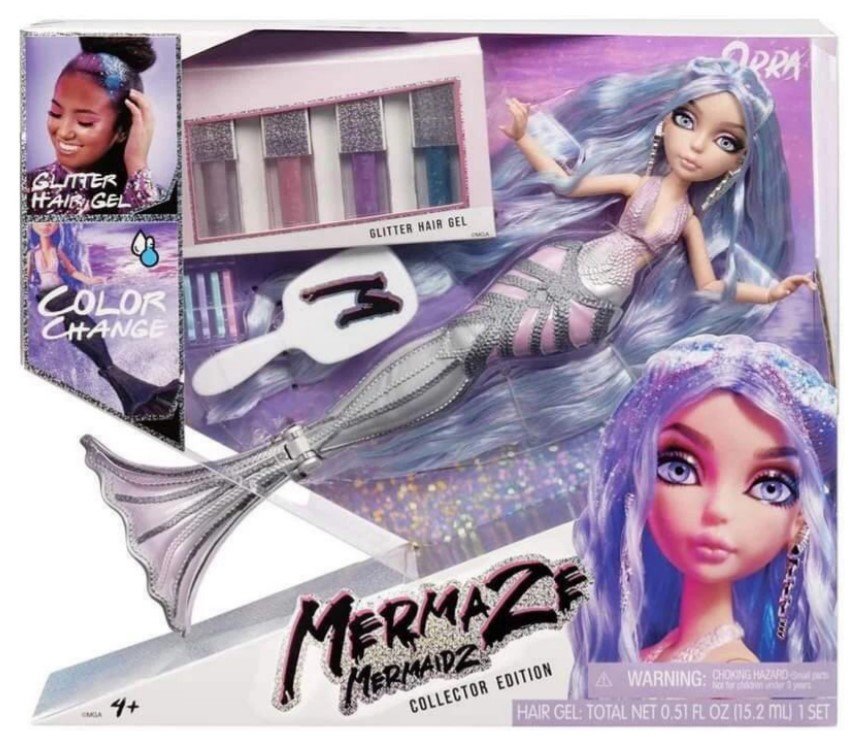 Mermaid☆様 Mermaze Mermaidz, lalka syrenka, zmieniająca kolor, Orra