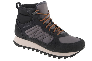 Merrell Alpine Sneaker Mid PLR WP 2 J004289, Męskie, buty trekkingowe, Czarne - Merrell