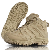 Merrell - Buty wojskowe Moab 3 Mid Tactical Response Waterproof Boot - Coyote - J004111 (40) Inna marka