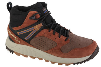 Merrell Wildwood Sneaker Mid WP J067299, Męskie, buty zimowe, Brązowy - Merrell