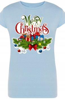 Merry Christmas Świateczny Damski T-Shirt Rozm.S - Inna marka