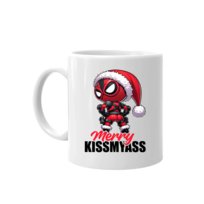 Merry Kissmyass – świąteczny kubek na prezent dla fana Deadpool