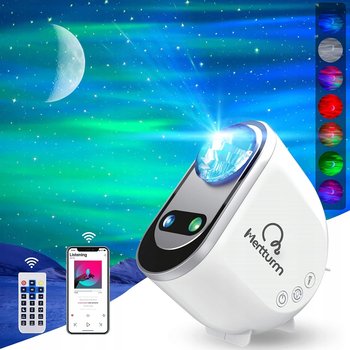 Mertturm Lampka Nocna Projektor Gwiazd Led Z Głośnikiem Bluetooth Rzutnik - Inny producent