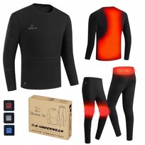 Męska bielizna termoaktywna podgrzewana E-UNDERWEAR rozmiar 2XL