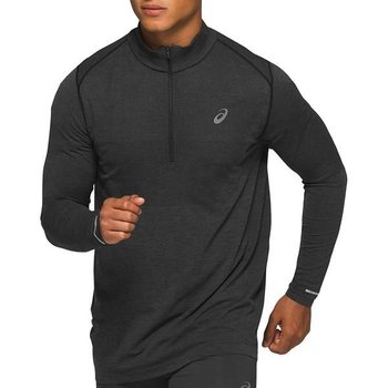 Męska Bluza sportowa Do Biegania Asics Race Seamless 1/2 Zip | Czarna - Rozmiar S - Asics