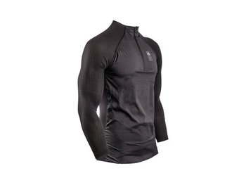 Męska Bluza sportowa Do Biegania Compressport Hybrid Pullover | Black - Rozmiary S/M - Compressport