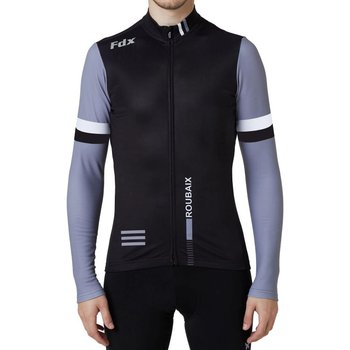 Męska Bluza sportowa Rowerowa Fdx Men'S Limited Roubaix Thermal Jersey | Black/G - Rozmiar M - FDX