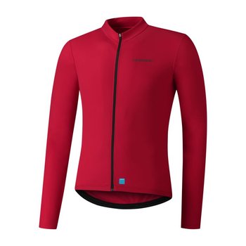 Męska Bluza sportowa Rowerowa Shimano Element Long Sleeve Jersey | Red - Rozmiar Xxl - Shimano