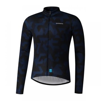 Męska Bluza sportowa Rowerowa Shimano Vertex Printed Jrsy | Black - Rozmiar Xxl - Shimano