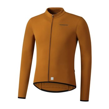 Męska Bluza sportowa Rowerowa Shimano Vertex Thermal Long Sleeve Jersey | Bronze - Rozmiar L - Shimano