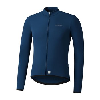 Męska Bluza sportowa Rowerowa Shimano Vertex Thermal Long Sleeve Jersey | Deep O - Rozmiar L - Shimano