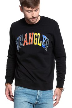 Męska Bluza Wrangler Logo Sweat Black W6B6Hy100-L - Wrangler